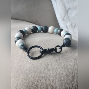 Beaded dog collar - 14-15" neck